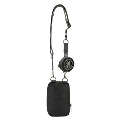 wednesday black roses cell phone crossbody bag with coin bag