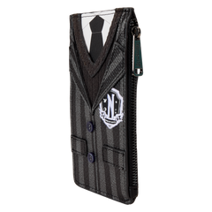 wednesday exclusive nevermore academy uniform cosplay large card holder