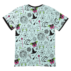 wicked elphaba & glinda all-over print unisex tee