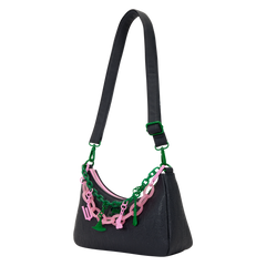 wicked: for good glinda & elphaba crossbody bag with charms