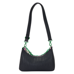 wicked: for good glinda & elphaba crossbody bag with charms